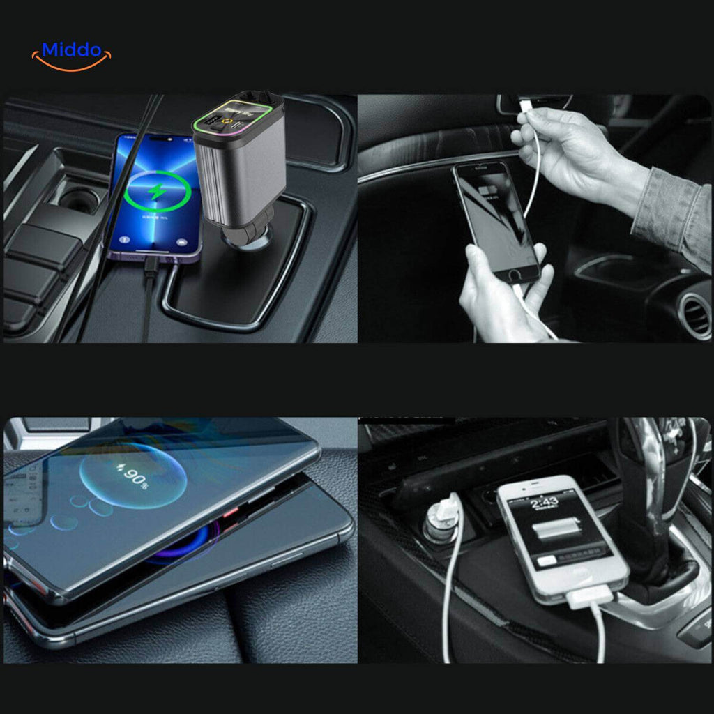 VoltAura — Charge Four Devices Fast & Light Up Your Night Drive Sky - Souliia