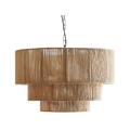The Elegant Woven Waterfall Rattan Pendant Light | Souliia