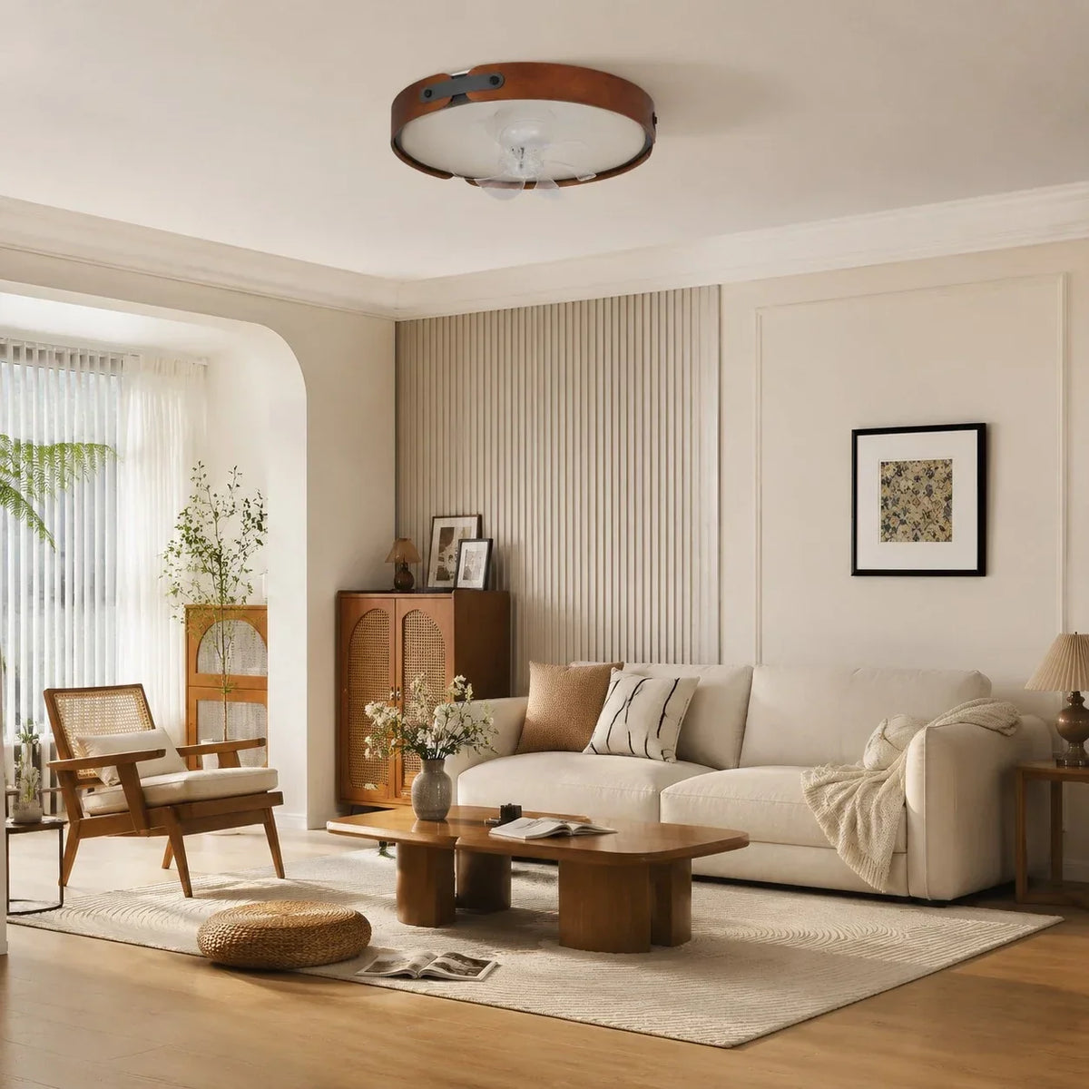 Plafonieră Walnut cu spectru complet | Souliia