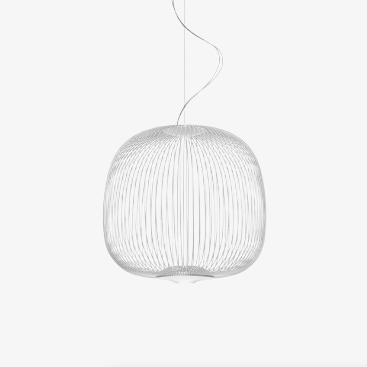 Radiloop Minimalist Suspension Lamp - Metal Lantern-Inspired Design for Dining Room N48 | Souliia