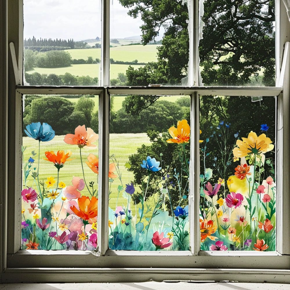 Transform Your Windows into Colorful Floral Dreams with BloomAura - Souliia