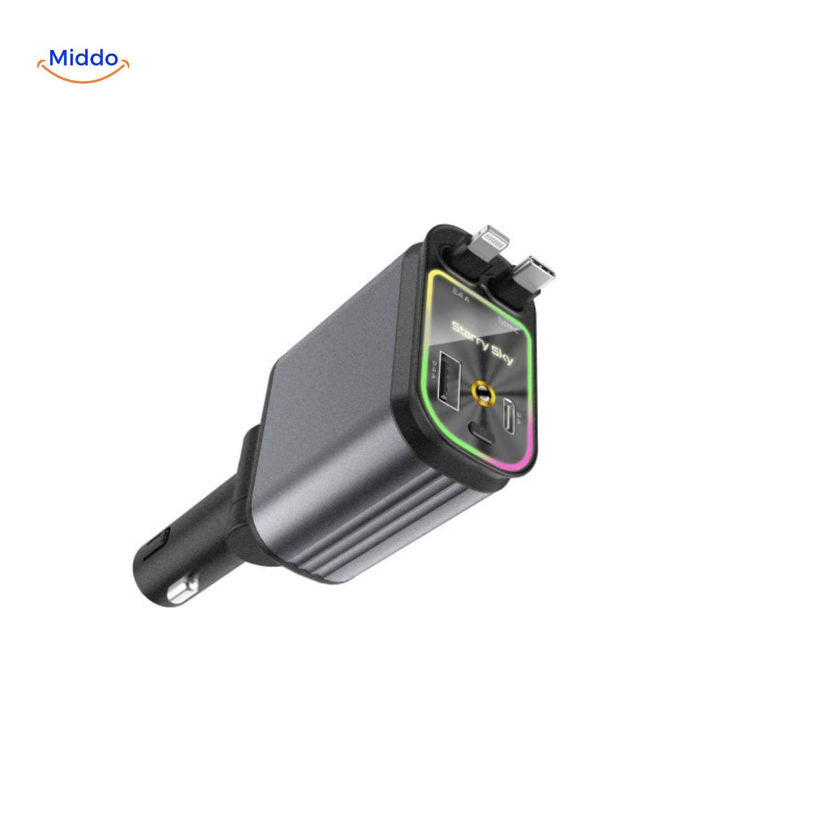VoltAura — Charge Four Devices Fast & Light Up Your Night Drive Sky - Souliia