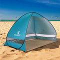 Tente escamotable résistante aux UV pour les sorties en famille à la plage, avec protection contre le vent - Souliia