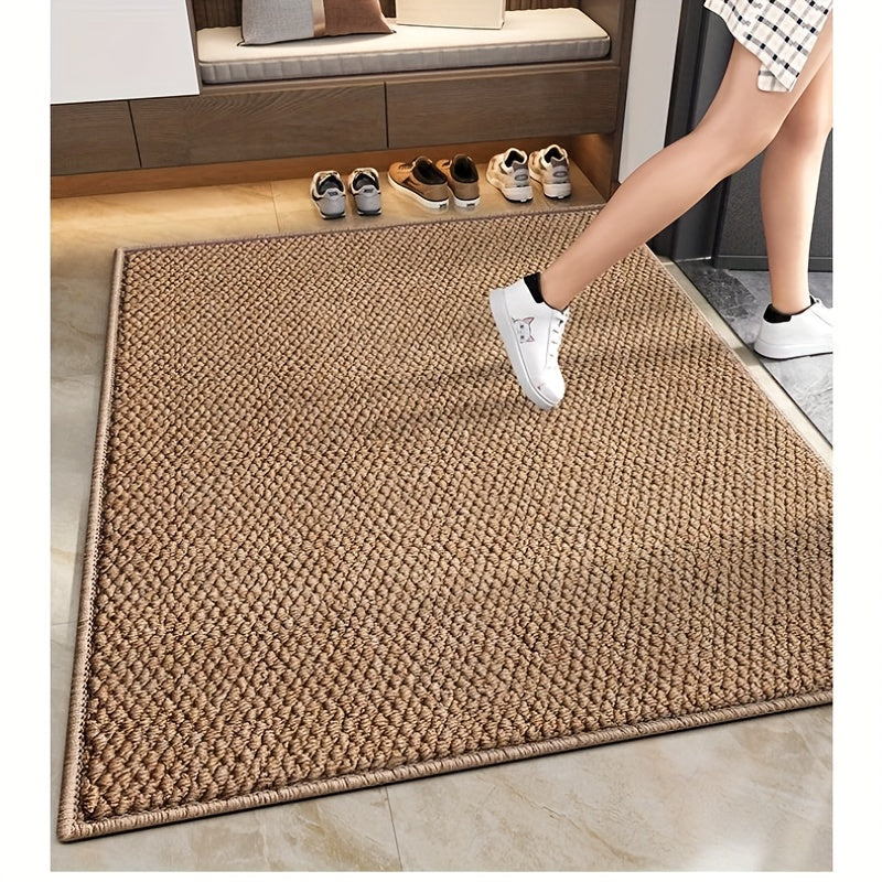 Lumedwell Pineapple Entry Rug — Textured Surface Finish, Anti-Slip Construction