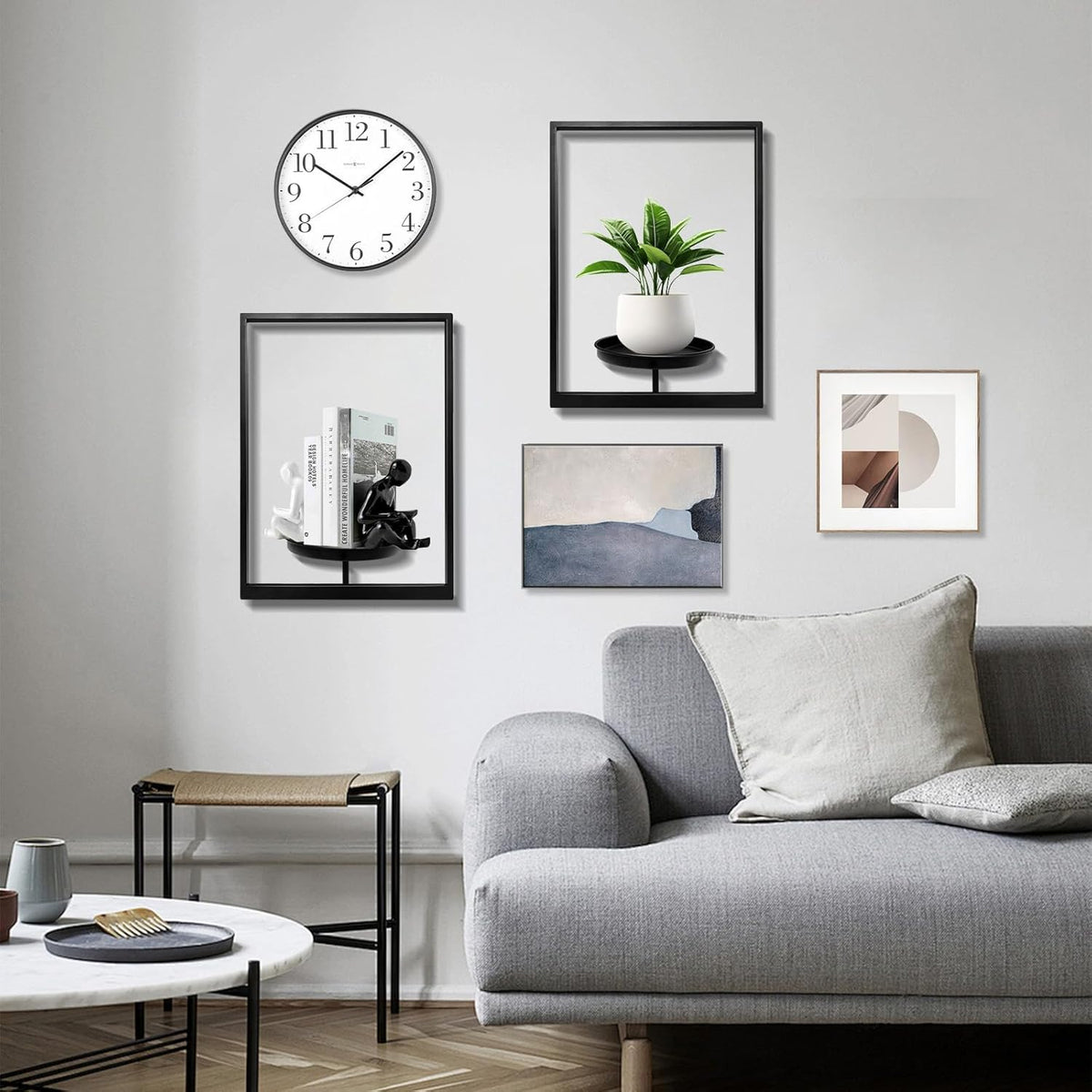 Wall Mounted Plant Holder | Metal Frame | Space-Efficient | Plantify - Souliia