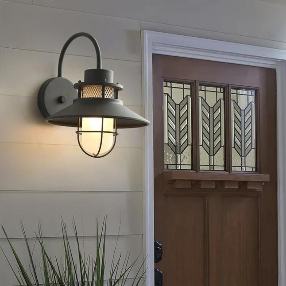 Luminous Outdoor Fackel Metall-Außenwandleuchte | Souliia