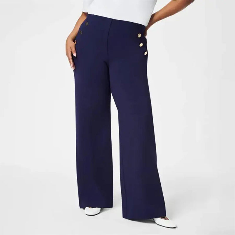 VeloraFlow Wide-Leg Pants — Sculpt Your Shape with All-Day Freedom and Effortless Elegance - Souliia