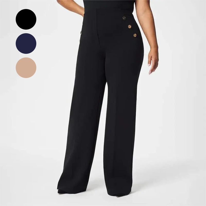 VeloraFlow Wide-Leg Pants — Sculpt Your Shape with All-Day Freedom and Effortless Elegance - Souliia
