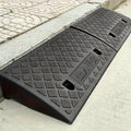 Set of 2 Curb Ramps, 10 cm Height, Made of PE - Souliia
