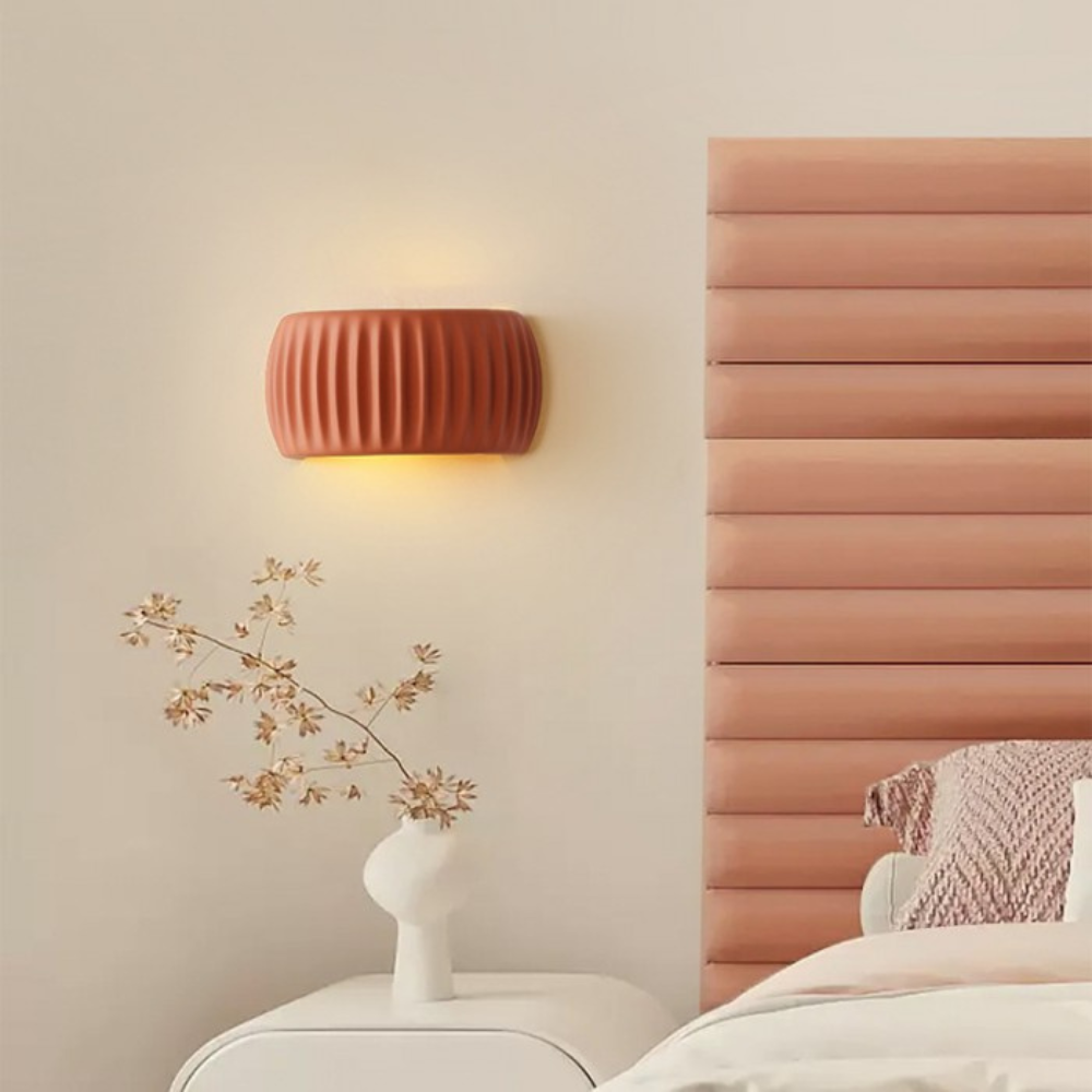 The Sun of Art Deco Resin Wall Light | Souliia