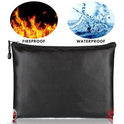 Water-Resistant and Fireproof Bag for Protecting Important Documents - Souliia