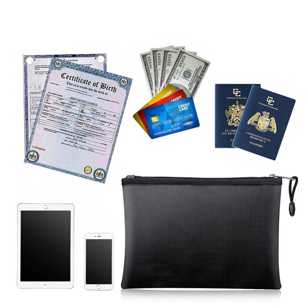 Water-Resistant and Fireproof Bag for Protecting Important Documents - Souliia