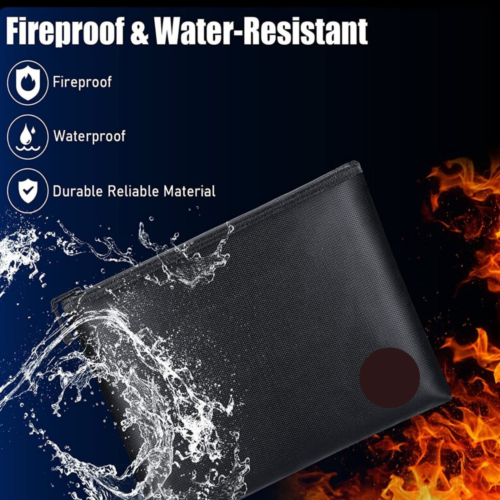 Water-Resistant and Fireproof Bag for Protecting Important Documents - Souliia