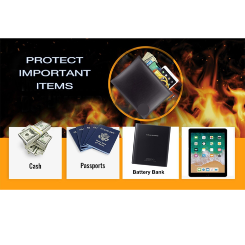 Water-Resistant and Fireproof Bag for Protecting Important Documents - Souliia