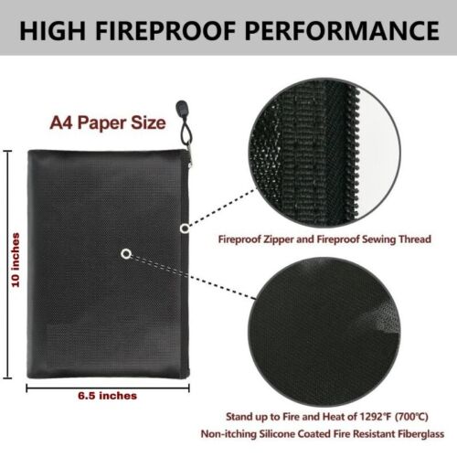 Water-Resistant and Fireproof Bag for Protecting Important Documents - Souliia