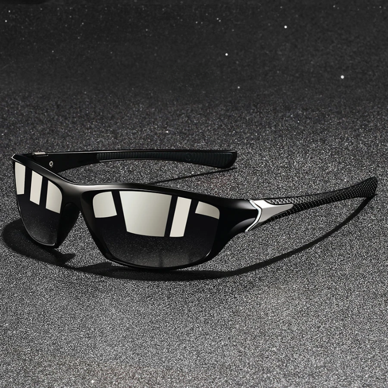 Men’s Polarised Sunglasses – UV400 Protection with Lightweight Metal Frame