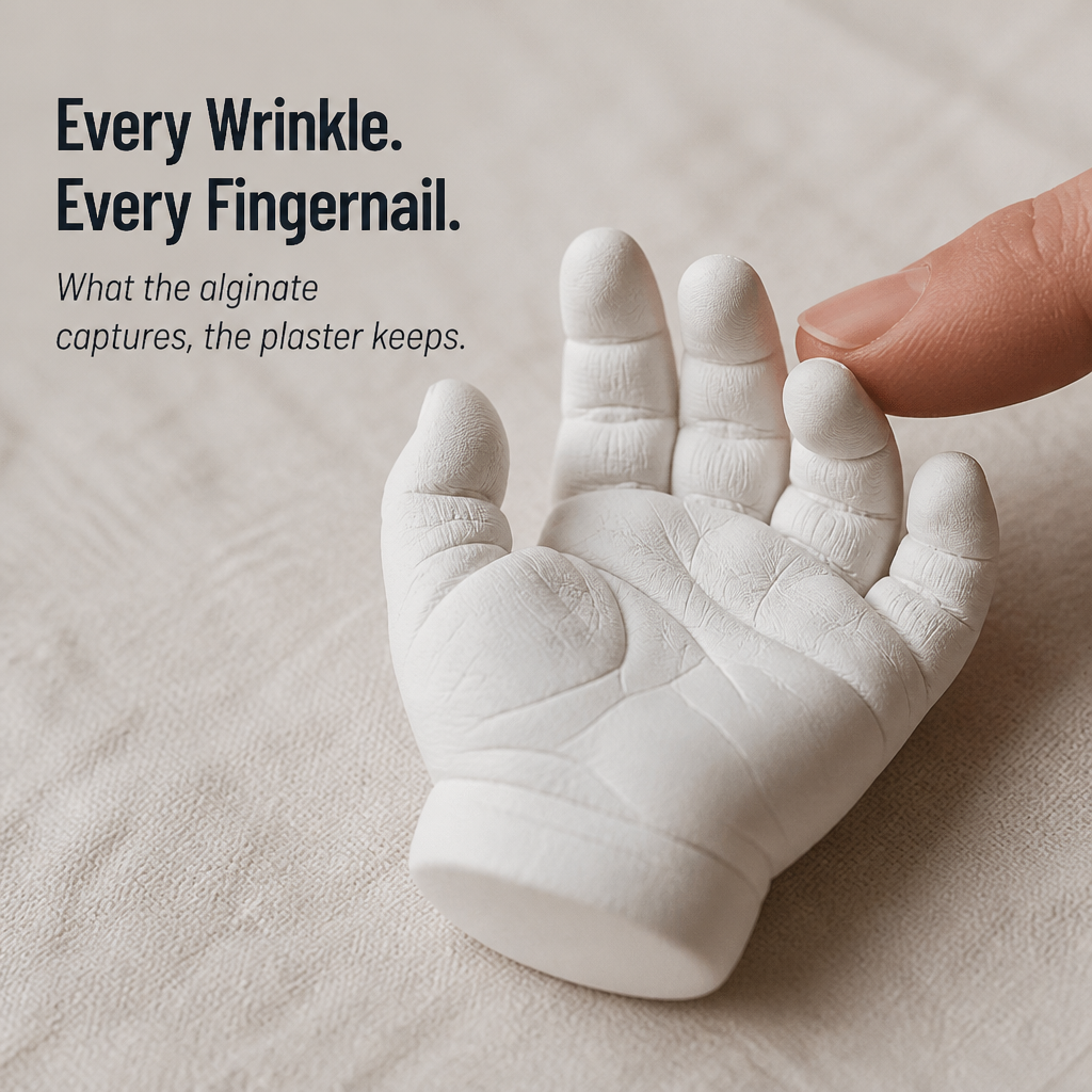 SereniPrints — Cast Your Baby's Tiny Hands & Feet in 3D Plaster Keepsakes - Souliia