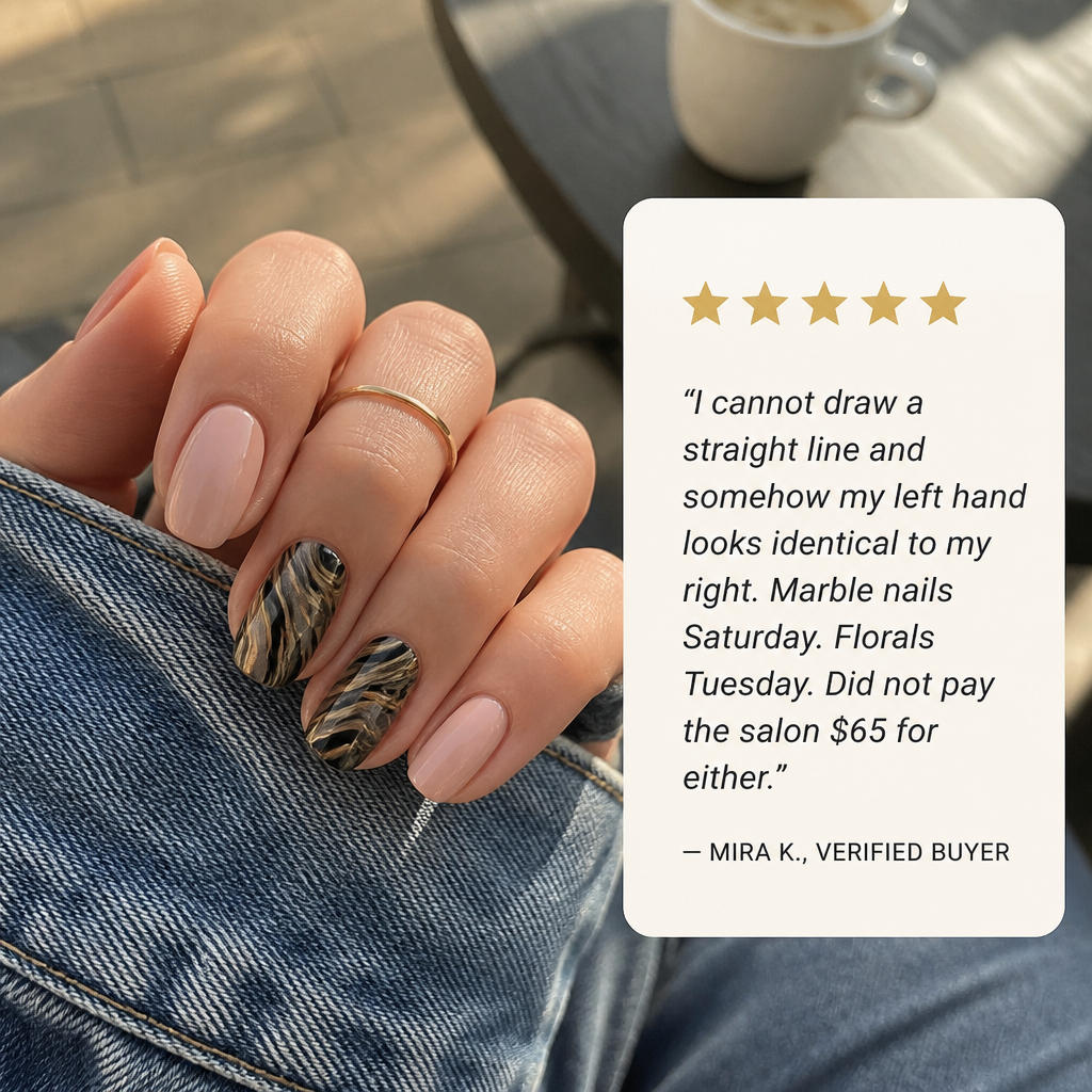 VeLuxeArt — Réalisez chez vous un nail art d’une précision digne d’un salon, sans pinceaux ni compétences particulières - Souliia