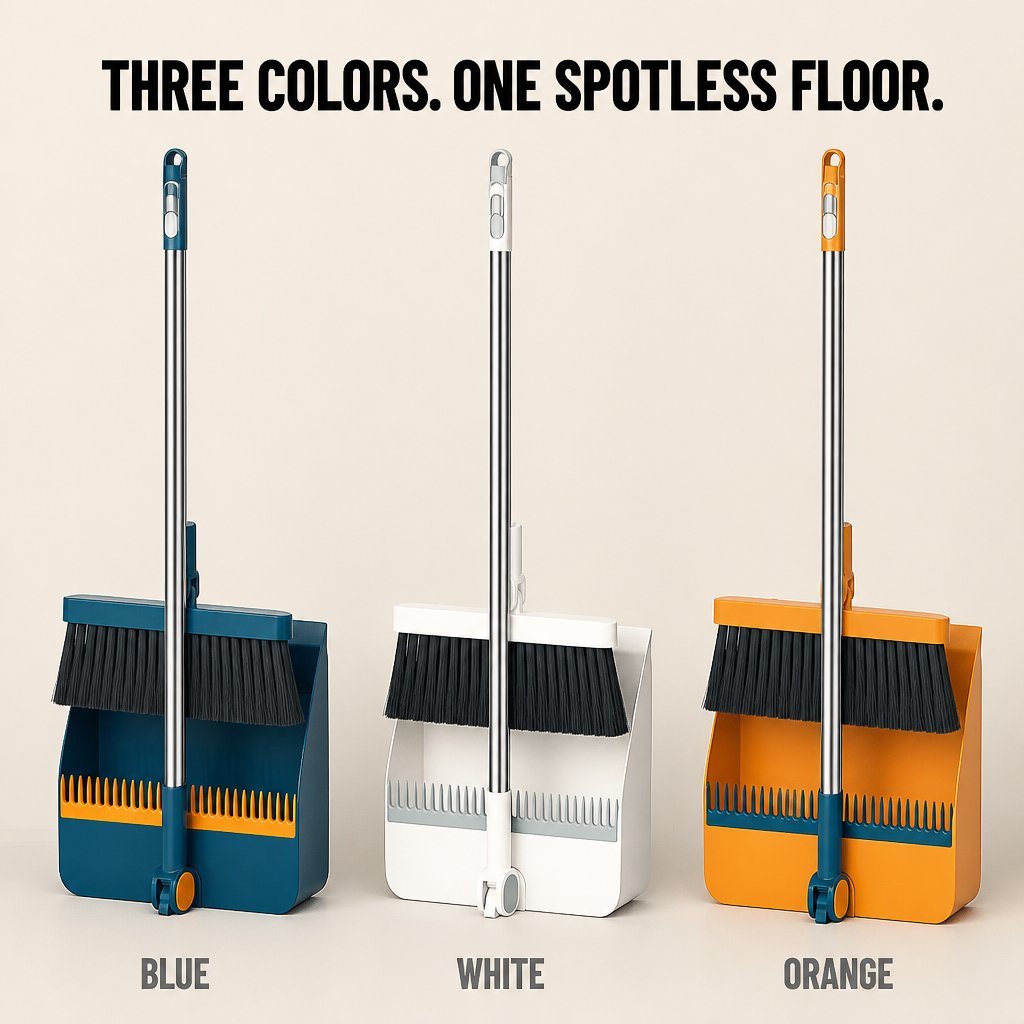 Velurro Shovel & Brush Set — Spazza sotto i divani e rimuovi il pelo degli animali domestici senza usare le mani - Souliia