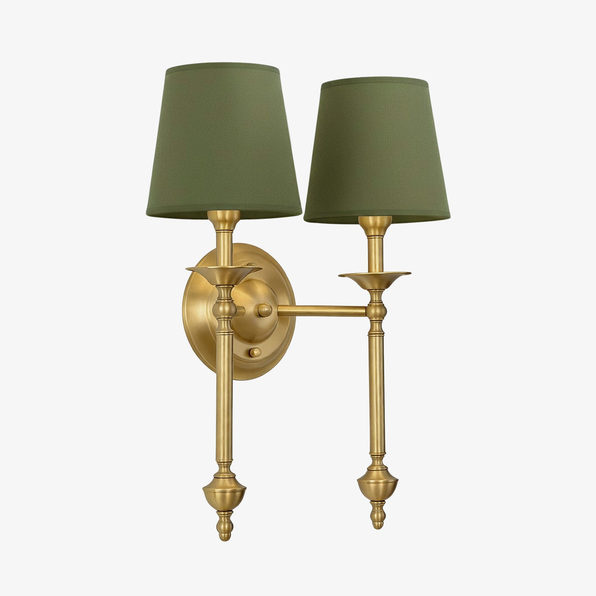 Rowan Fabric Shade Wall Sconce in Antique Copper - Vintage Luxury Light for Interiors | Souliia