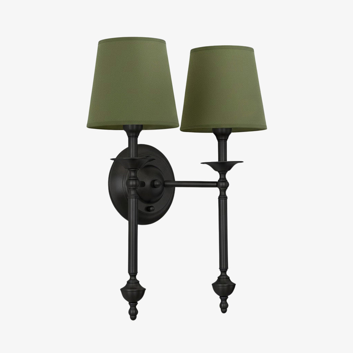 Rowan Fabric Shade Wall Sconce in Antique Copper - Vintage Luxury Light for Interiors | Souliia