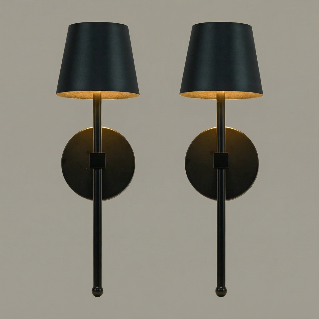 Cordless Rechargeable LED Wall Light — Elegant Modern Sconce Design