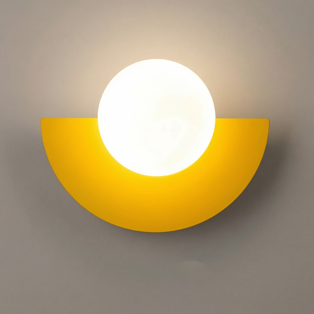 Summit Semicircle Wall Luminaire - Built-In LED Wall Light