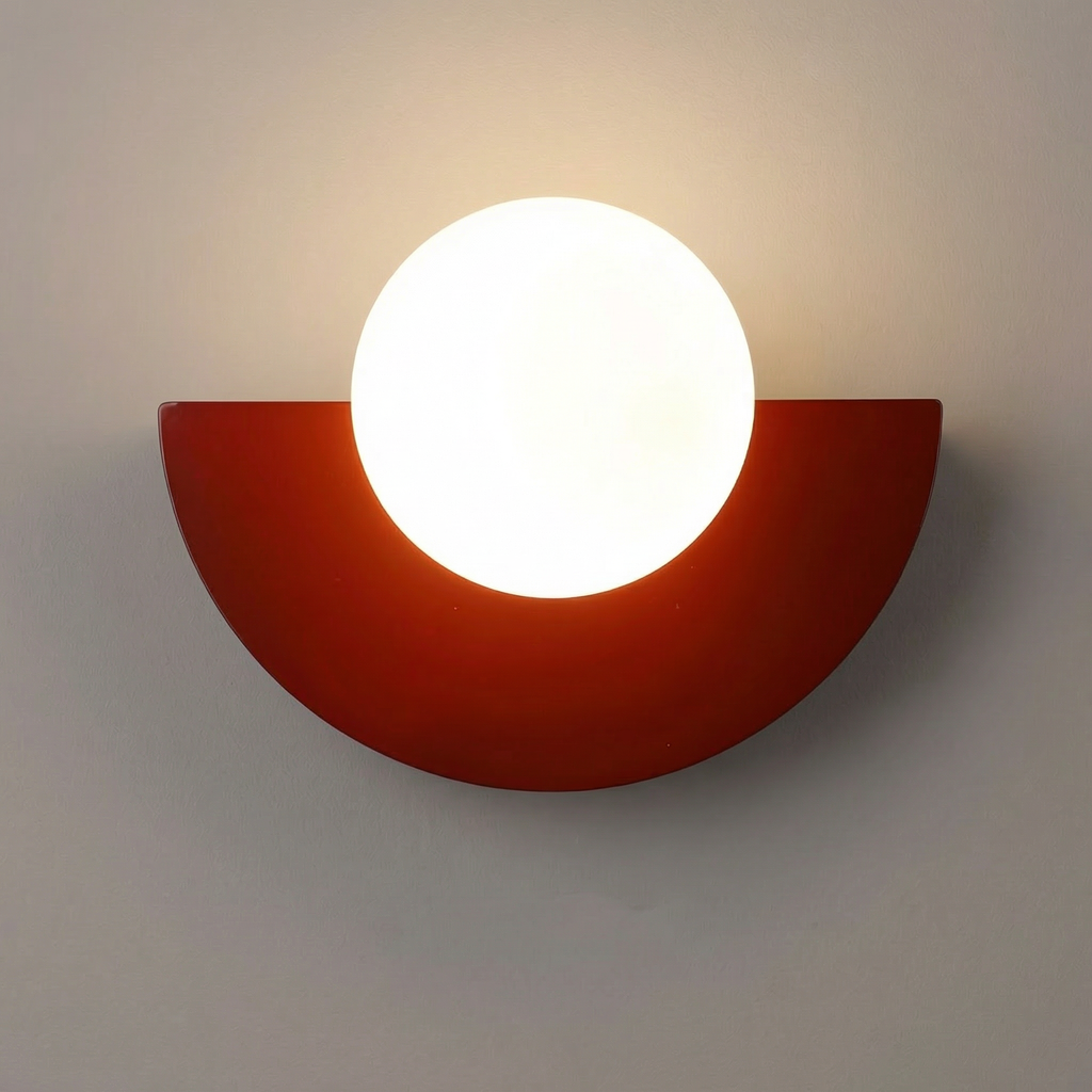 Summit Semicircle Wall Luminaire - Built-In LED Wall Light