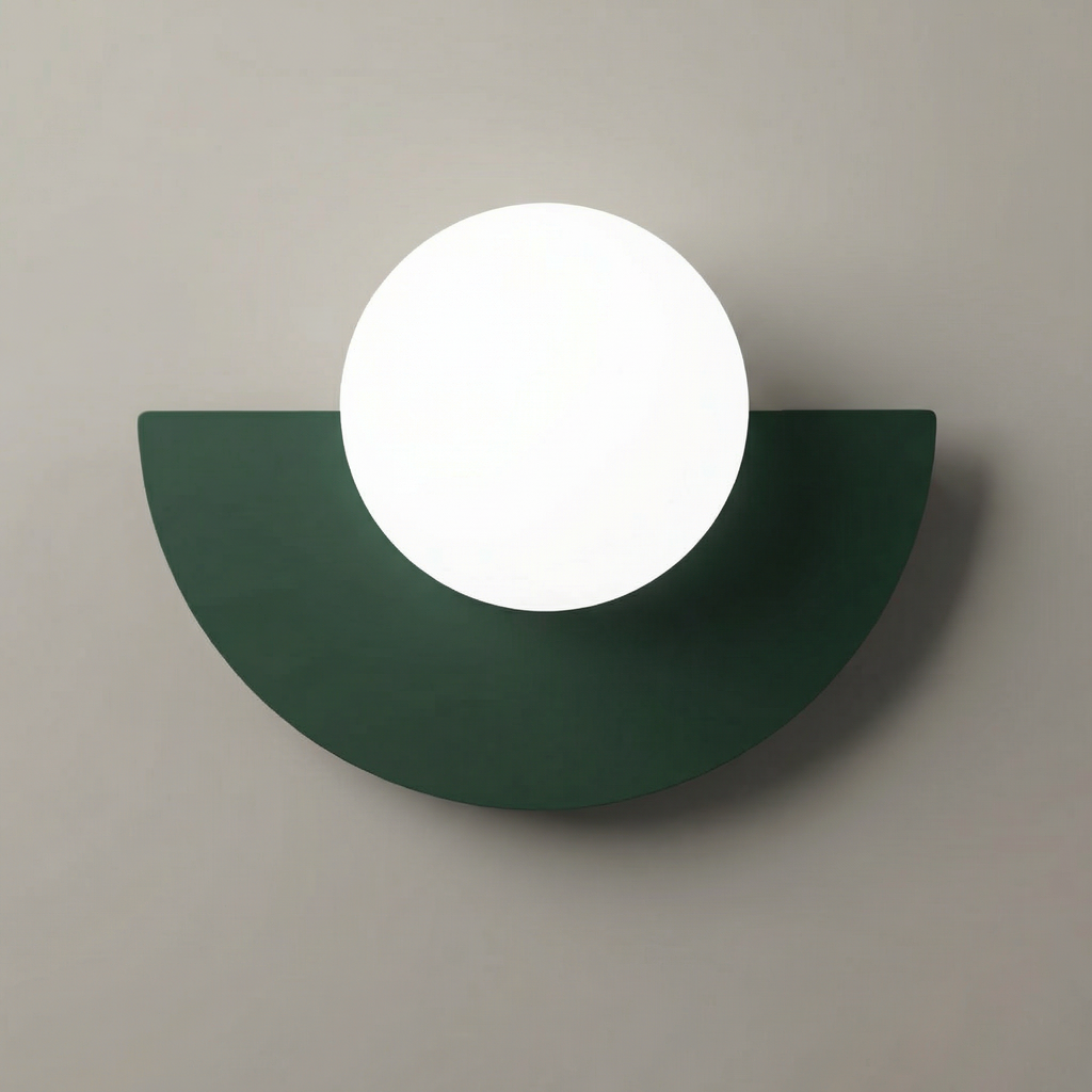 Summit Semicircle Wall Luminaire - Built-In LED Wall Light