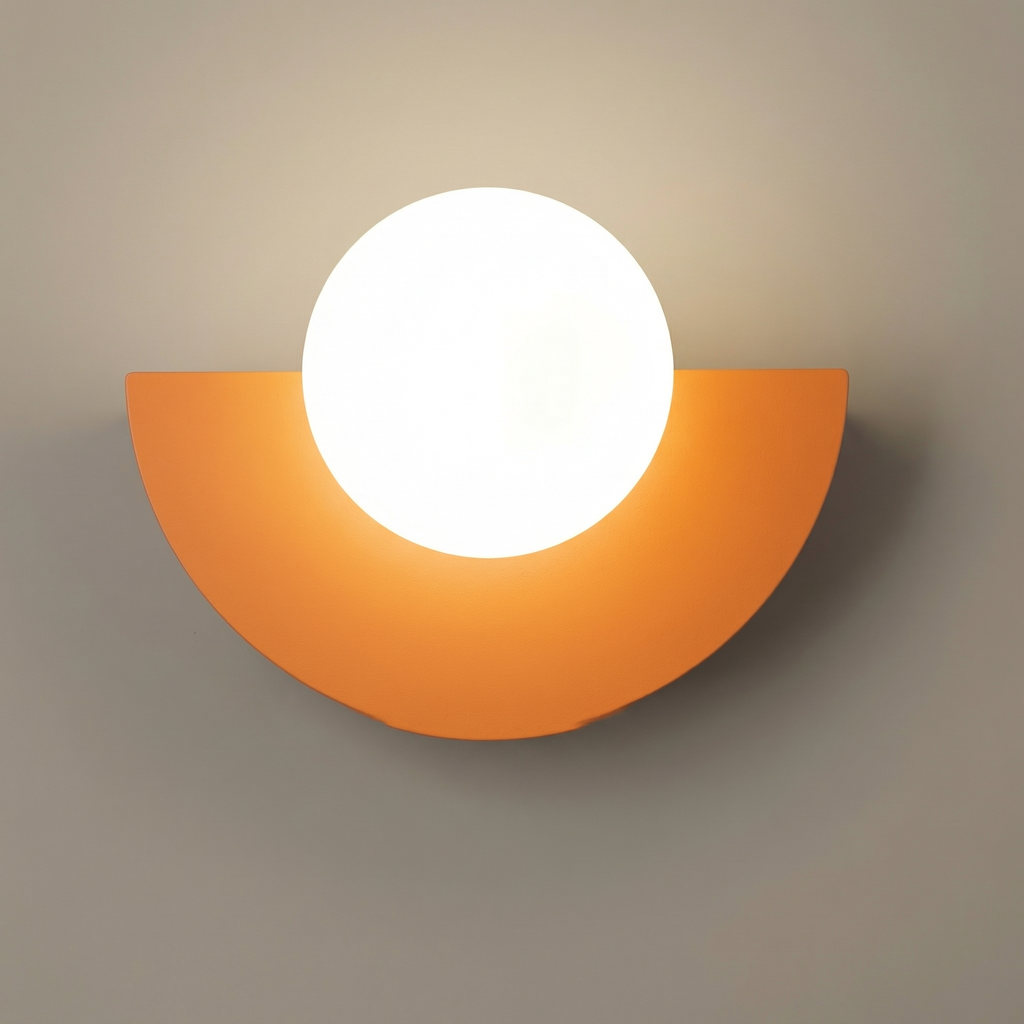 Summit Semicircle Wall Luminaire - Built-In LED Wall Light