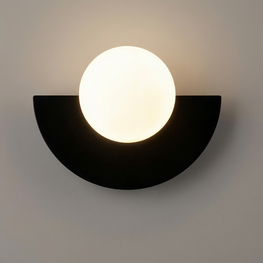 Summit Semicircle Wall Luminaire - Built-In LED Wall Light