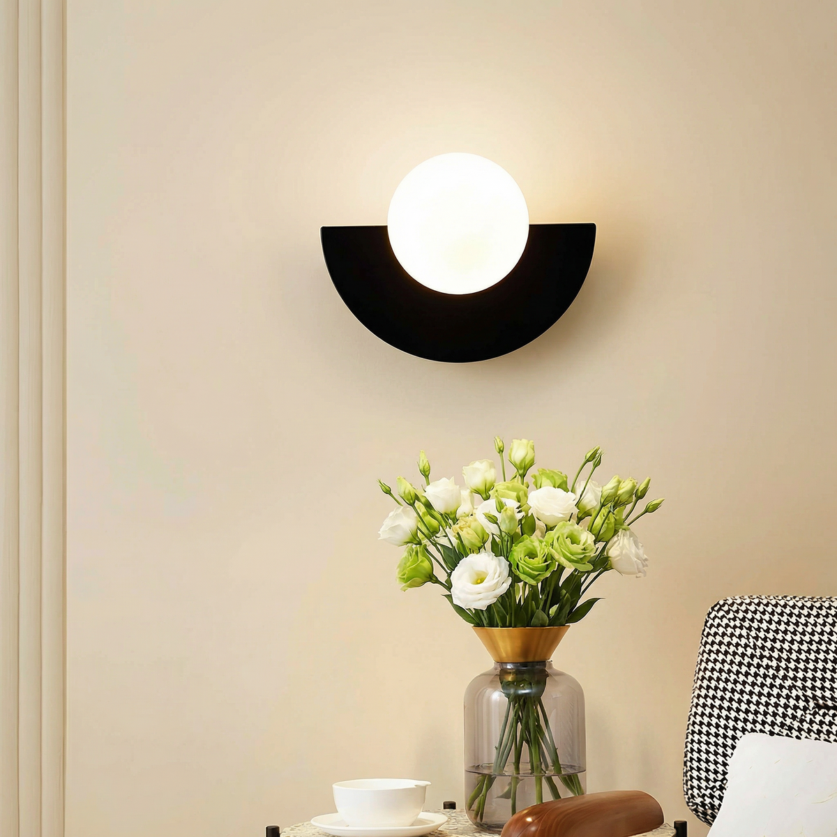 Summit Semicircle Wall Luminaire - Built-In LED Wall Light