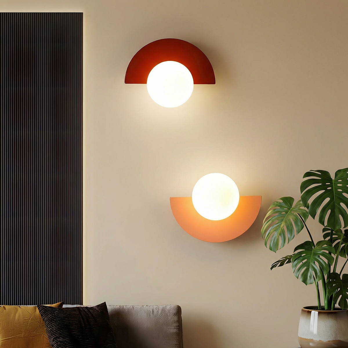 Summit Semicircle Wall Luminaire - Built-In LED Wall Light