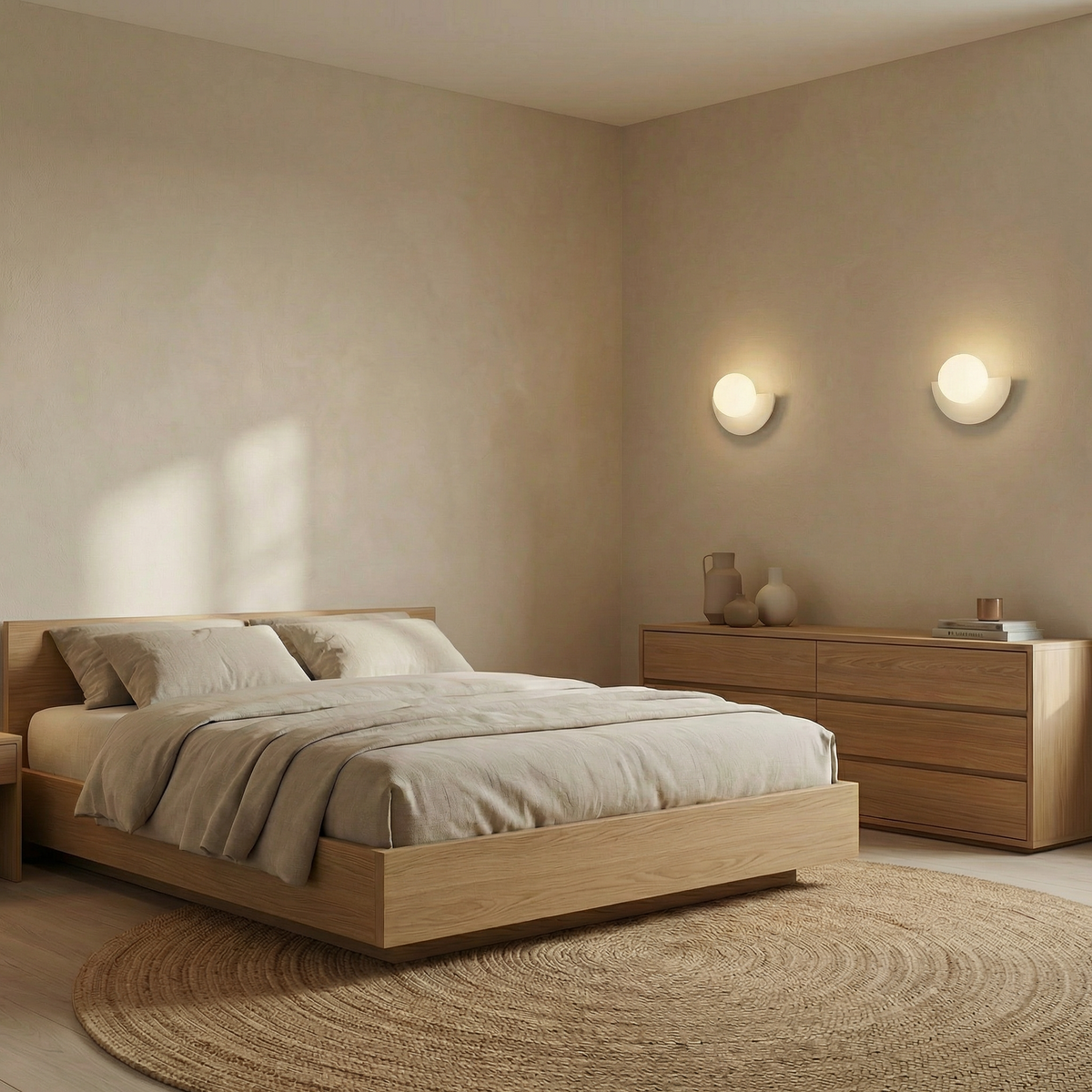 Summit Semicircle Wall Luminaire - Built-In LED Wall Light
