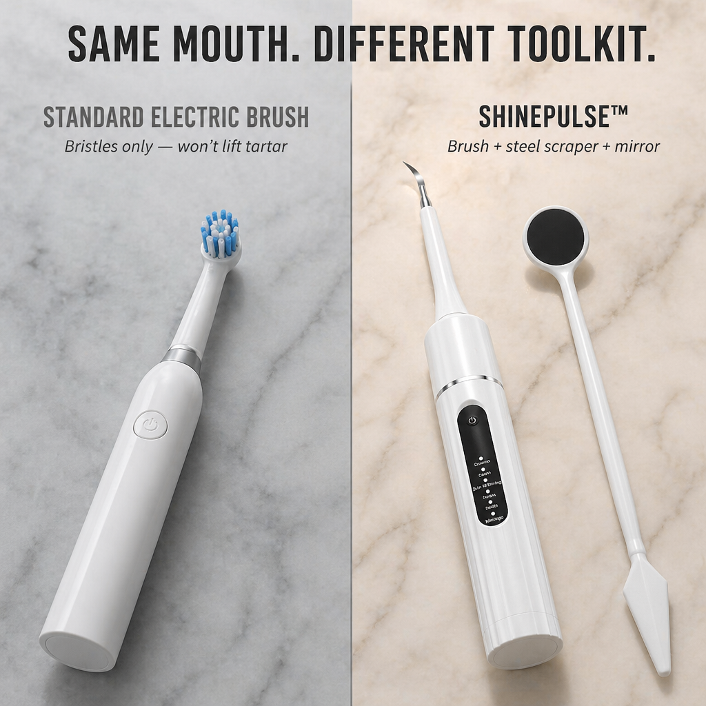 ShinePulse — Lift Tartar and Brighten Stains Between Dentist Cleanings - Souliia