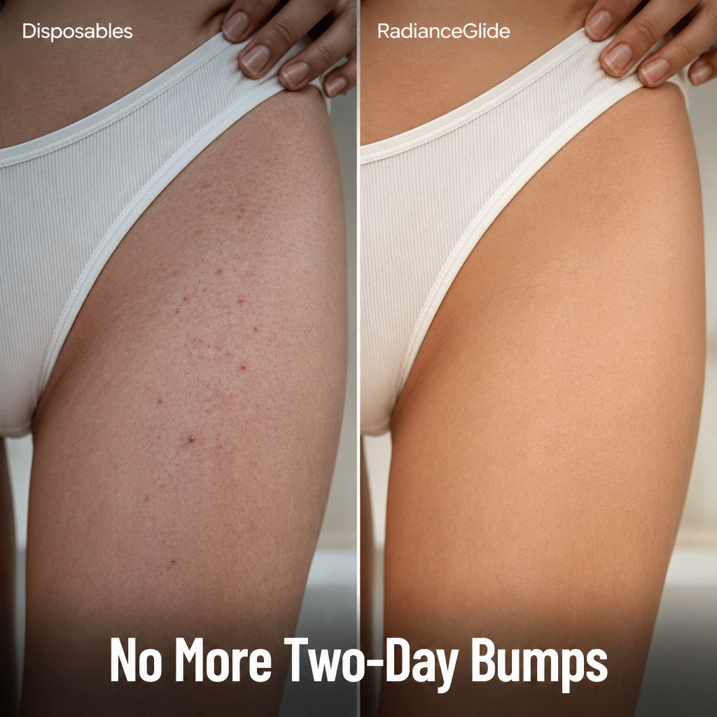 RadianceGlide — Aféitate la cara, la zona del bikini y las axilas sin irritación ni bultitos - Souliia