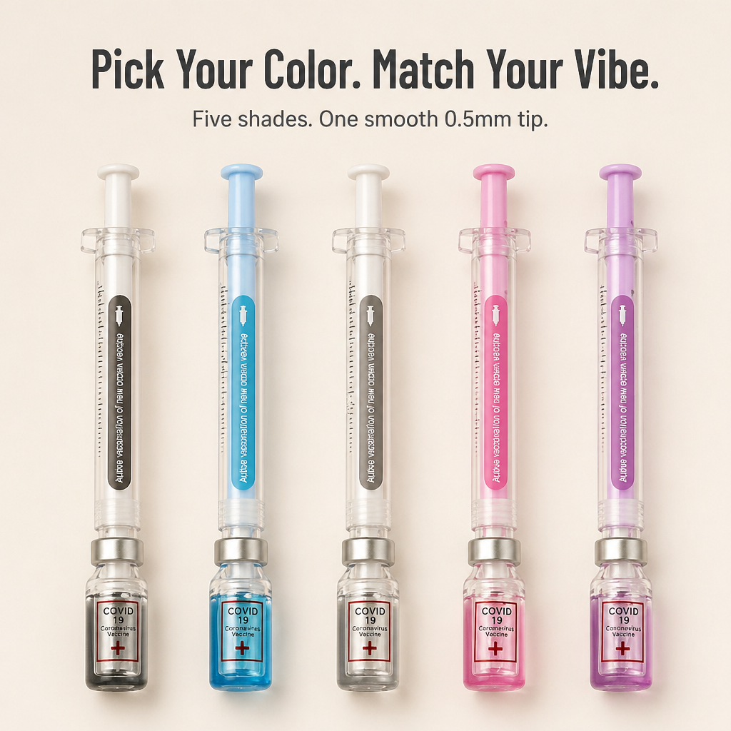 VibeSyringe — Color-Code Every Care Plan, Drug Card & Lecture Note With Buttery Smooth Ink - Souliia