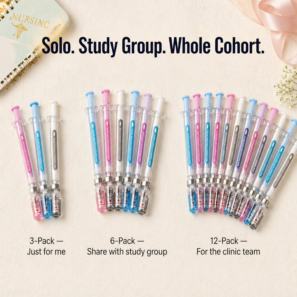 VibeSyringe — Color-Code Every Care Plan, Drug Card & Lecture Note With Buttery Smooth Ink - Souliia