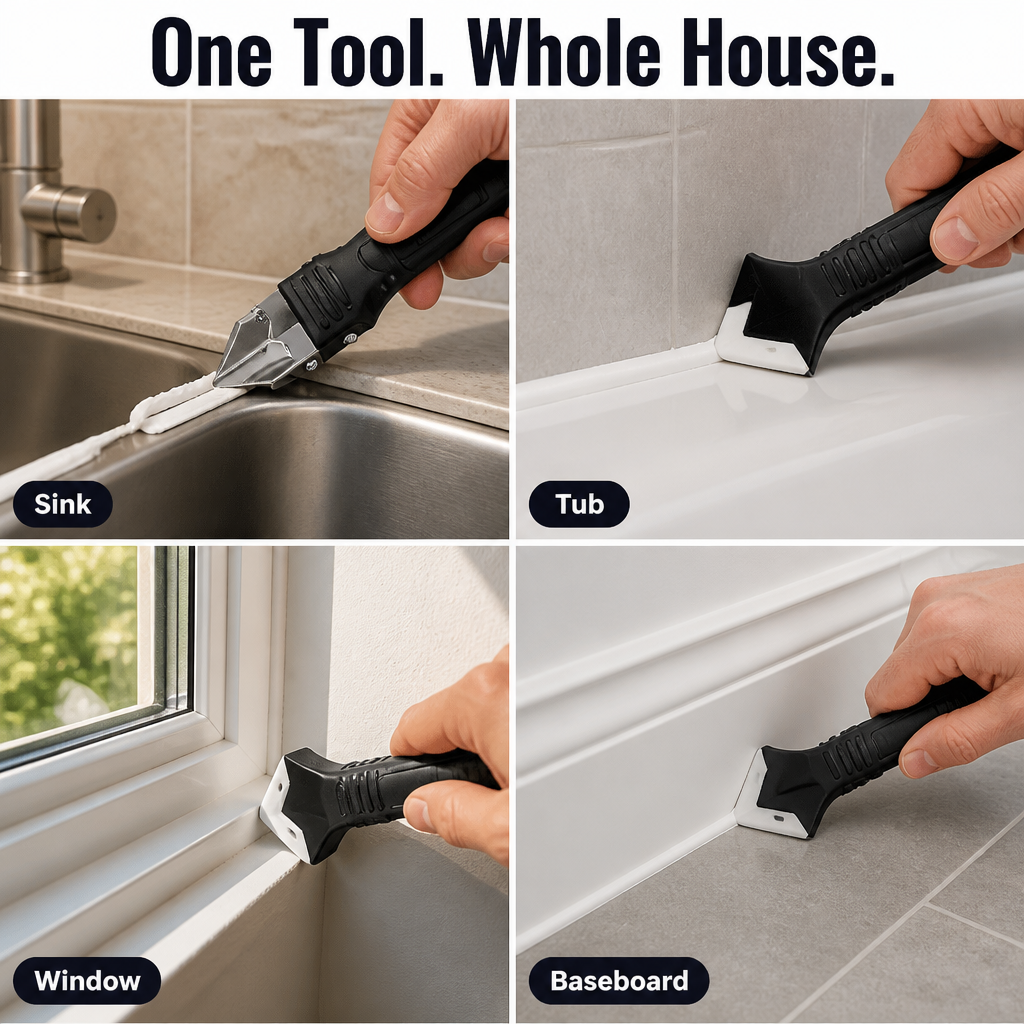 SealMasterPro — Cut, Smooth & Seal Caulk Like a Pro in Minutes - Souliia