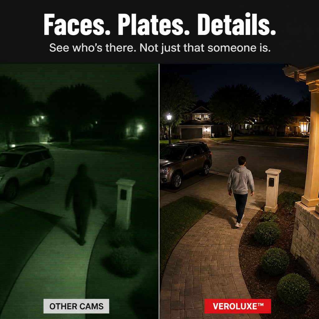 VeroLuxe Solar Security Cam — Watch Every Corner Day or Night, No Wires Needed - Souliia