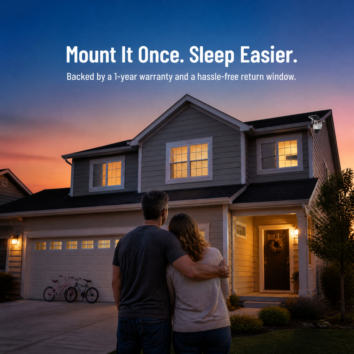 VeroLuxe Solar Security Cam — Watch Every Corner Day or Night, No Wires Needed - Souliia