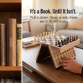 ScripturaChess — Hide a Real Chess Set Inside a Hardcover Book - Souliia
