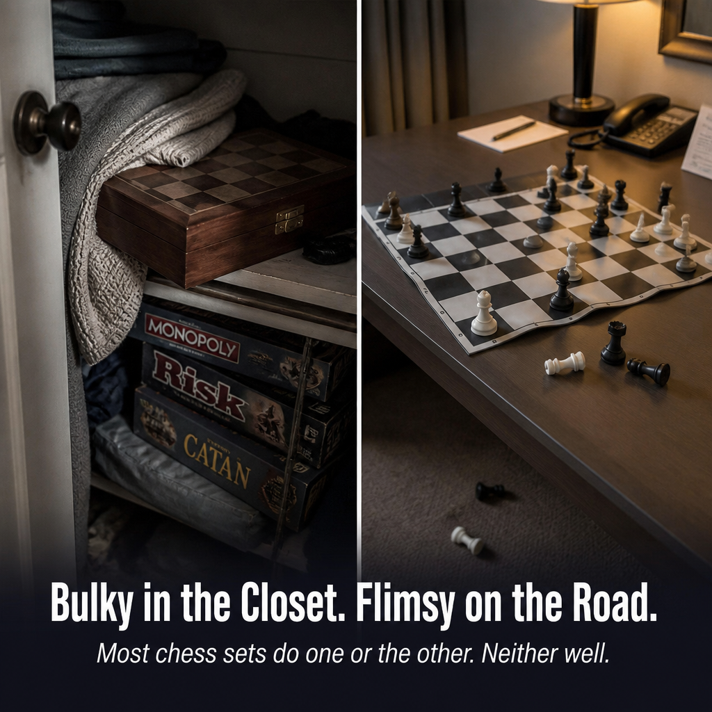 ScripturaChess — Hide a Real Chess Set Inside a Hardcover Book - Souliia