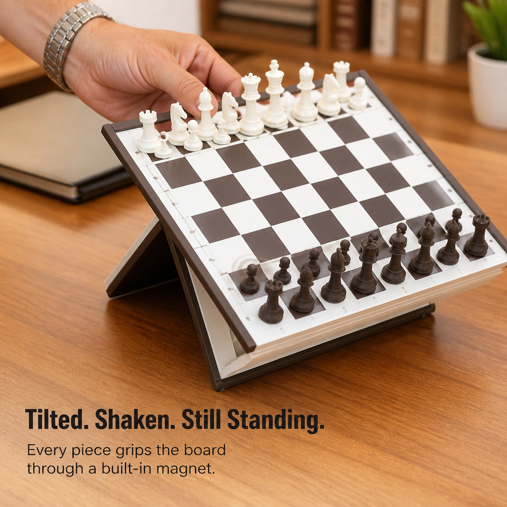 ScripturaChess — Hide a Real Chess Set Inside a Hardcover Book - Souliia