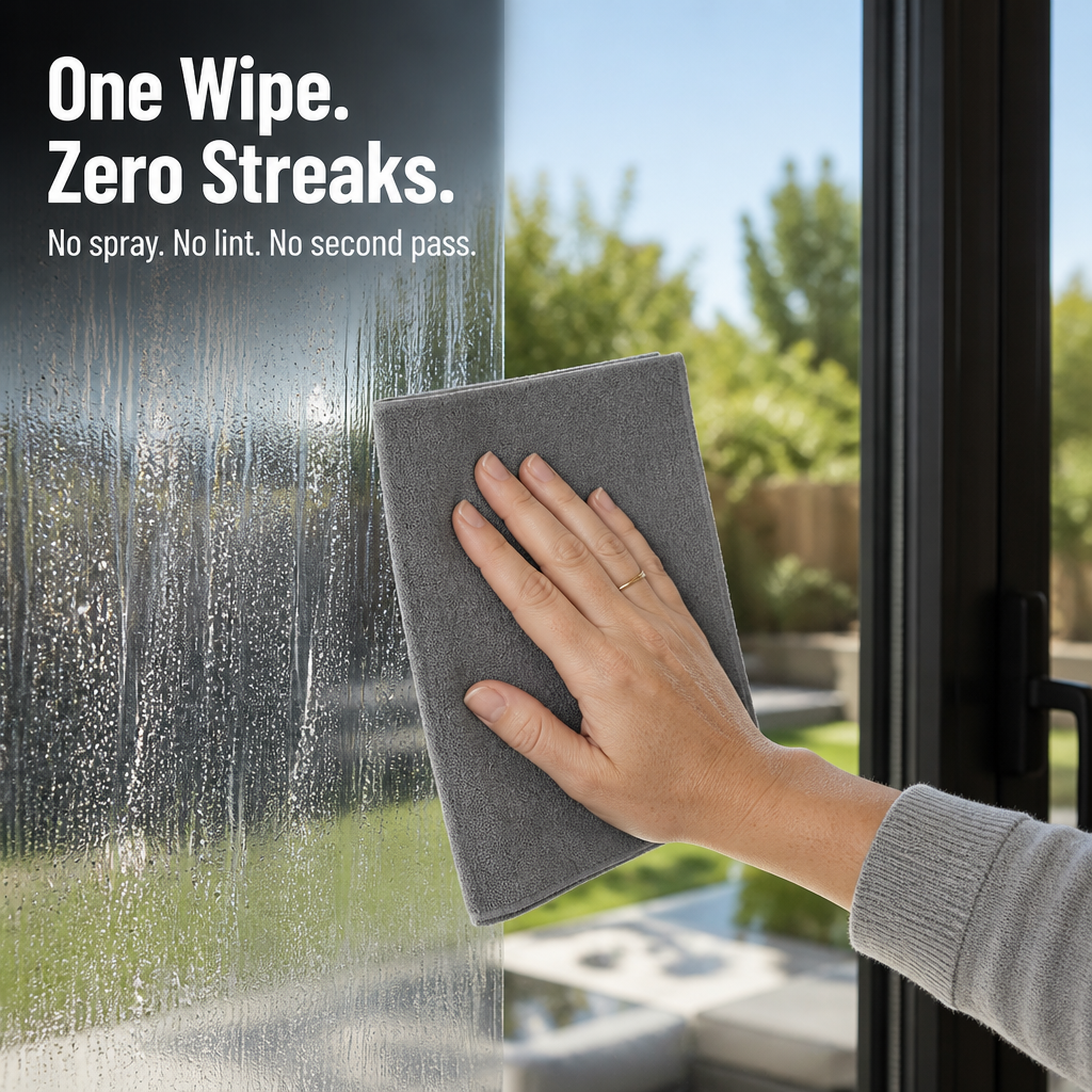 VibraPure — Wipe Glass, Screens, and Chrome Streak-Free in One Pass - Souliia
