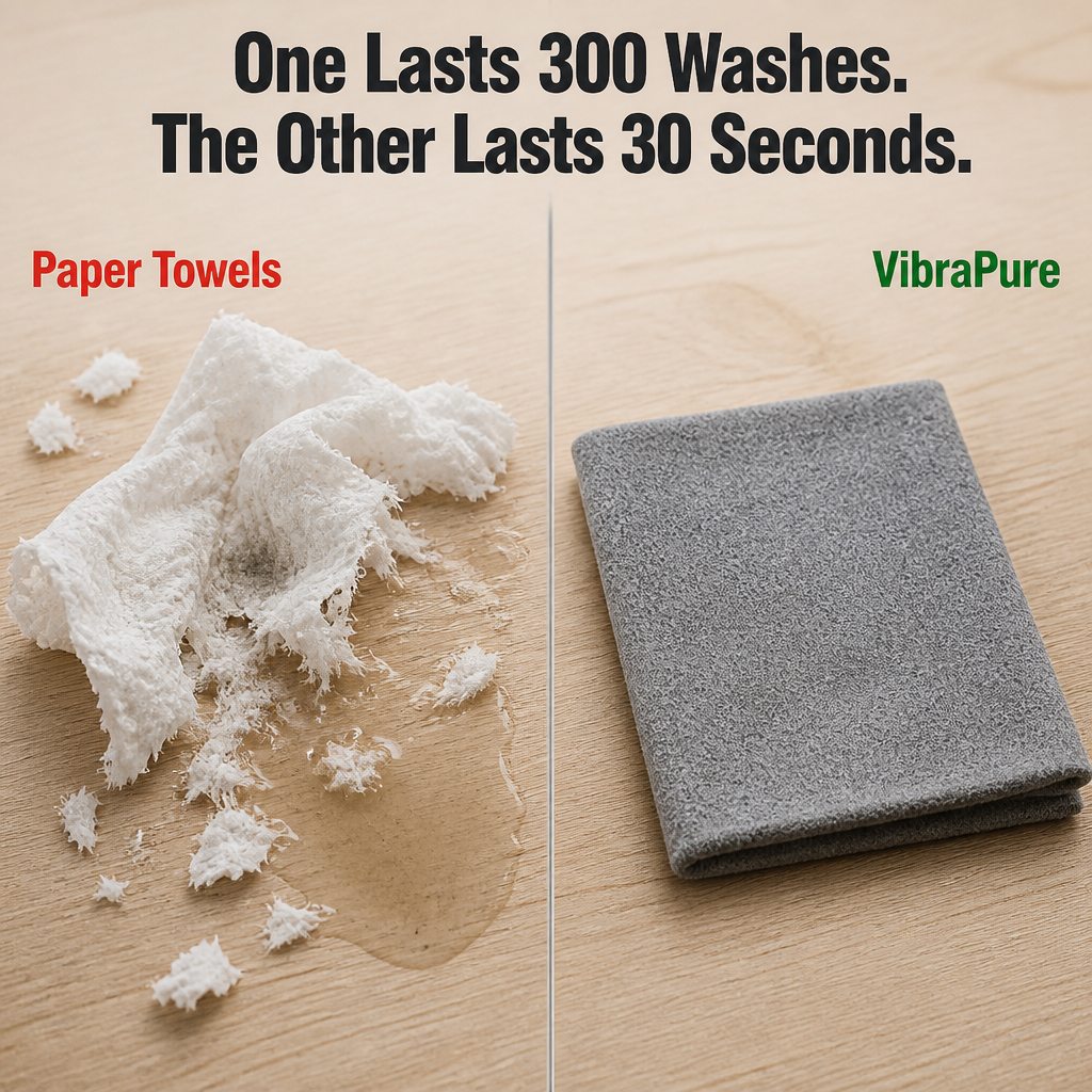 VibraPure — Wipe Glass, Screens, and Chrome Streak-Free in One Pass - Souliia