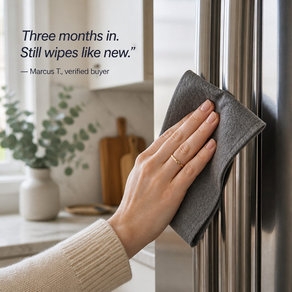 VibraPure — Wipe Glass, Screens, and Chrome Streak-Free in One Pass - Souliia