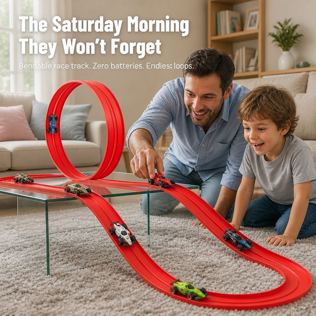 TurboTwist — Bend, Loop & Race Anywhere Without a Single Battery - Souliia