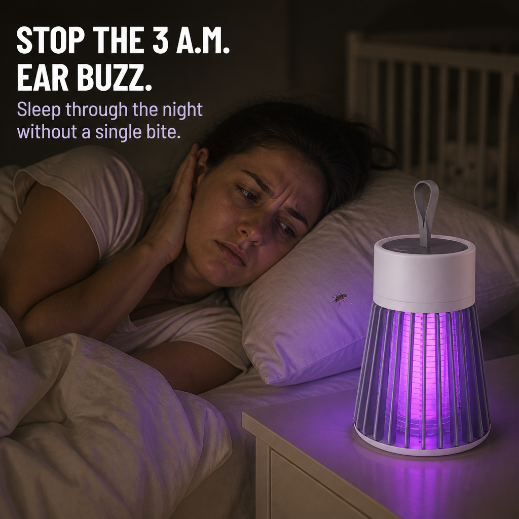 ViraTrapt — Pull Mosquitoes Off Your Bed With Whisper-Quiet UV Light - Souliia