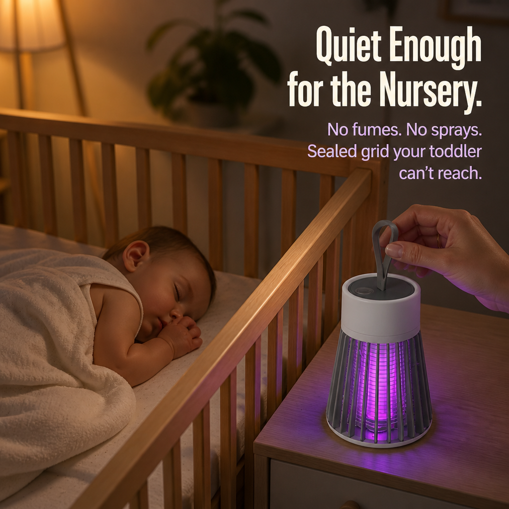 ViraTrapt — Pull Mosquitoes Off Your Bed With Whisper-Quiet UV Light - Souliia